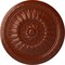 Ekena Millwork Temple Ceiling Medallion (Fits Canopies up to 9 1/4"), Hand-Painted Firebrick, 24"OD x 1 5/8"P CM24TEFIF - alternate 1